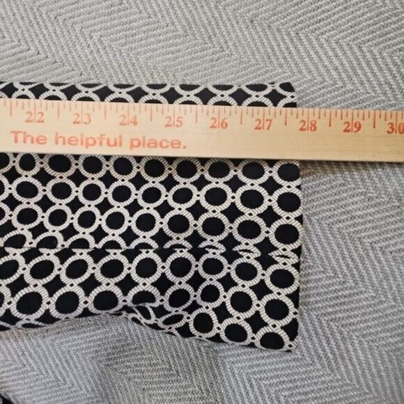 Rafaella Geometric Blazer Coat Jacket Women's Size 10 Black & White Old Money - Picture 4 of 16